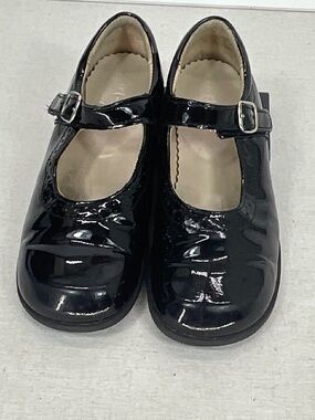 Start-rite England Girls Black Patent Leather Mary Jane Brogue Shoes US 10 (UK 9